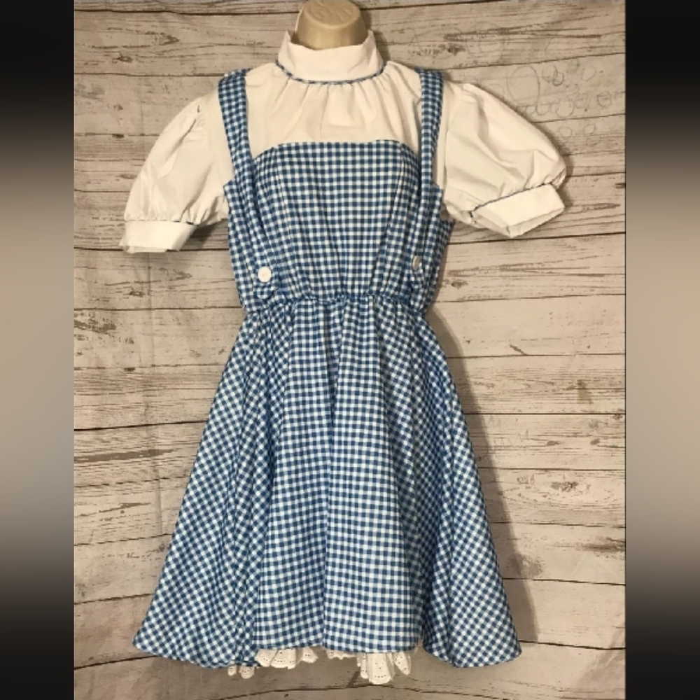 The Wizard Of Oz Dorothy Dress by, Rubies Costume Blue & White